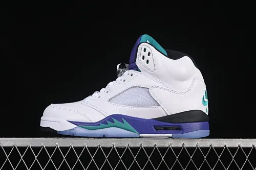 All categories Air Jordan Jordan series basketball shoes Air Jordan 5 L version Air Jordan 5 OG "Grape" AJ5 Joe 5 white grape first layer basketball shoes HQ7978-100